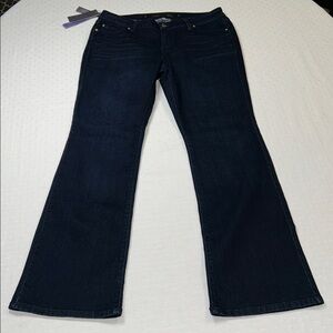 Jennifer Lopez Dark Blue Bootcut slimming  Jeans - Wide Leg
